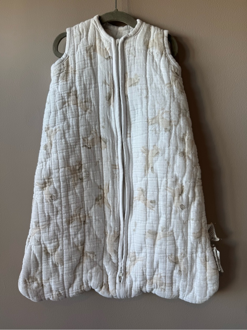 Pottery Barn Kids 100%‎ Organic Cotton Muslin Unicorns Sleepsack Size Large